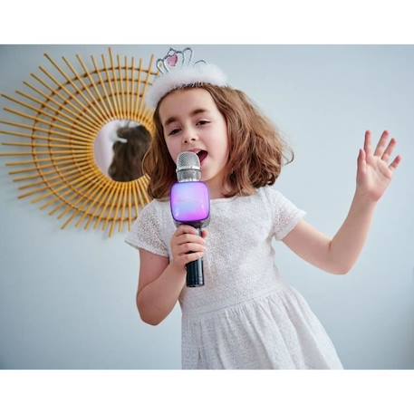 Microphone Karaoké Bluetooth BIGBEN Party - Effets sons et lumières - Noir NOIR 5 - vertbaudet enfant 