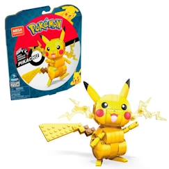 -Mega Construx - Pokémon - Pikachu - jouet de construction - 7 ans et +