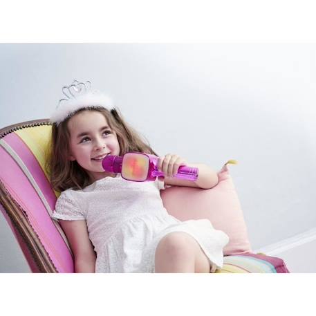 Microphone Karaoké Bluetooth - BIGBEN PARTY - Effets lumineux - Rose ROSE 5 - vertbaudet enfant 