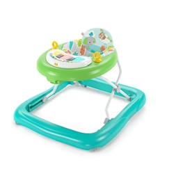 BRIGHT STARTS Trotteur Tiny Trek 2 en 1, modèle Jungle Vines, jouet d’activités, hauteur réglable, lumières & sons, 6 mois+  - vertbaudet enfant