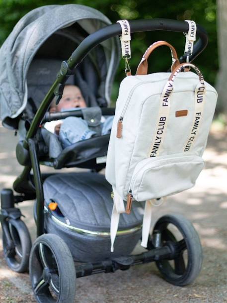 Sac à dos à langer Family Club Signature blanc+écru+marron+noir+vert 7 - vertbaudet enfant 