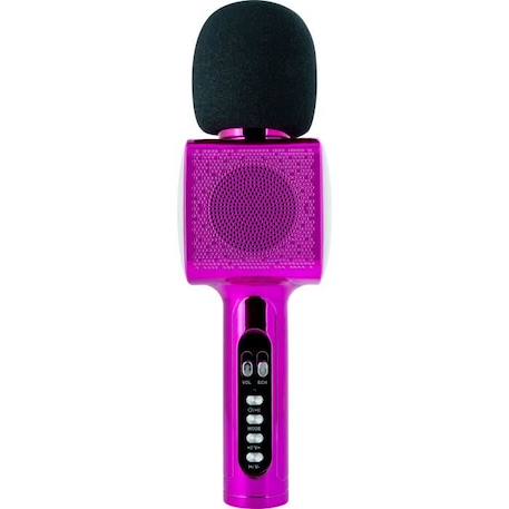 Microphone Karaoké Bluetooth - BIGBEN PARTY - Effets lumineux - Rose ROSE 1 - vertbaudet enfant 