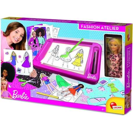 Studio de création de mode - Loisirs créatifs - Fashion atelier Barbie - LISCIANI BLANC 1 - vertbaudet enfant 