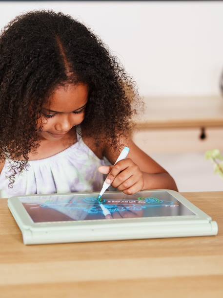 KIDYDRAW-PRO - Table lumineuse nomade - kaki+rose 3 - vertbaudet enfant 