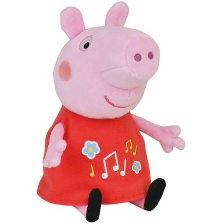 PEPPA PIG Peluche musicale ± 20 cm ROSE 1 - vertbaudet enfant 