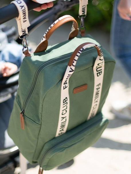 Sac à dos à langer Family Club Signature blanc+écru+marron+noir+vert 27 - vertbaudet enfant 
