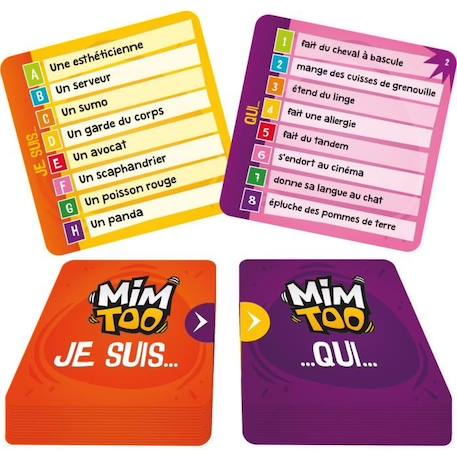Mimtoo - Asmodee - Jeu de cartes et d'imagination - Mixte - A partir de 6 ans - Enfant ROUGE 6 - vertbaudet enfant 