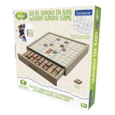 Sudoku en bois MARRON 4 - vertbaudet enfant 