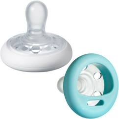 Puériculture-Repas-TOMMEE TIPPEE Sucette Closer to Nature Forme Naturelle, x2 0-6 Mois
