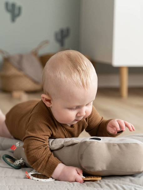 Peluche d'Activités Croco - beige+VERT 1 - vertbaudet enfant 