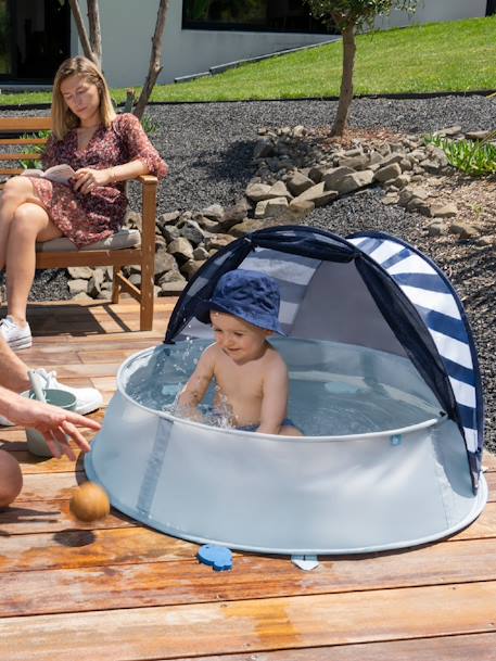 Aquani Aire de Jeux & Piscine Anti-UV FPS 50+ bleu blanc gris+vert 6 - vertbaudet enfant 