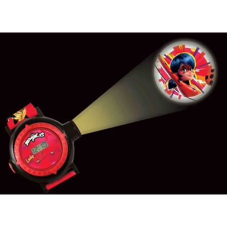 Montre digitale pour enfant - LEXIBOOK - Miraculous - Projection de 20 images - Bracelet ajustable - Rouge ROUGE 2 - vertbaudet enfant 