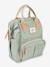 Sac à dos à langer Wellington Blue marine+gris chiné+vert sauge 20 - vertbaudet enfant 