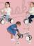 Porteur Rookie rose+ROUGE VIF UNI 2 - vertbaudet enfant 