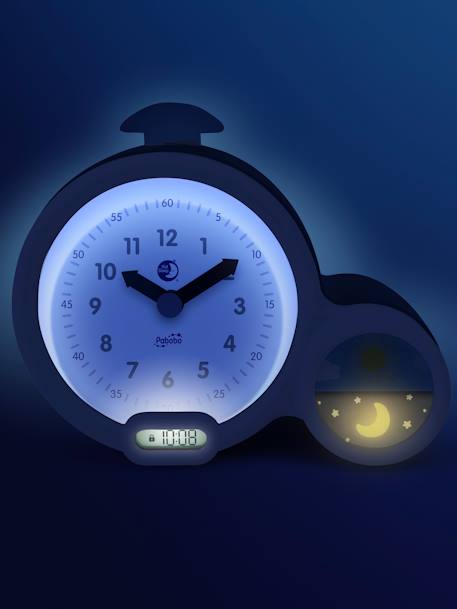 Réveil Kid Sleep Clock bleu+gris+rose 3 - vertbaudet enfant 