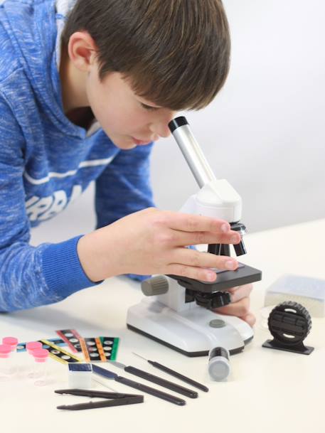 Microscope - 50 expériences BUKI bleu 7 - vertbaudet enfant 