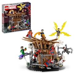 Jouet-Jeux d'imagination-LEGO® Marvel 76261 Le Combat Final de Spider-Man : No Way Home, Jouet avec 3 Peter Parkers, Bouffon Vert, Electro