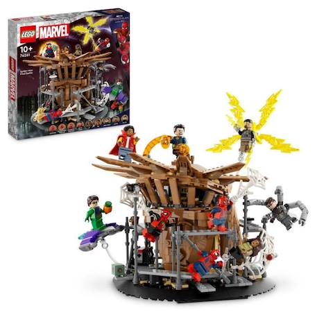 LEGO® Marvel 76261 Le Combat Final de Spider-Man : No Way Home, Jouet avec 3 Peter Parkers, Bouffon Vert, Electro BLANC 1 - vertbaudet enfant 