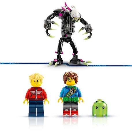 LEGO® DREAMZzz 71455 Le Monstre-Cage, Jouet avec Figurines de Z-Blob en Mini-Avion ou Moto Volante BLANC 4 - vertbaudet enfant 