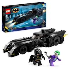 Jouet-Jeux d'imagination-Jeux de construction-LEGO® DC 76224 La Batmobile : Poursuite entre Batman et le Joker, Jouet de Voiture Batmobile, avec Figurines