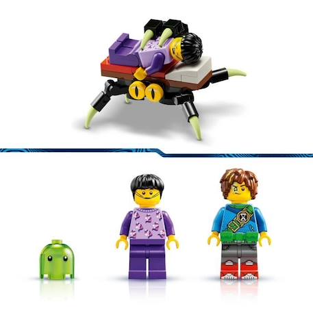 LEGO® DREAMZzz 71454 Mateo et Z-Blob le Robot, Jouet avec Grande Figurine et Minifigurines Jayden BLANC 4 - vertbaudet enfant 