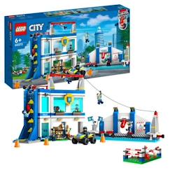 Jouet-Jeux d'imagination-Jeux de construction-LEGO® City 60372 Le Centre d’Entraînement de la Police, avec Figurine de Cheval, Jouet Voiture