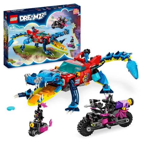 LEGO® DREAMZzz 71458 La Voiture Crocodile, Jouet de Voiture 2-en-1, un Monster Truck BLANC 1 - vertbaudet enfant 