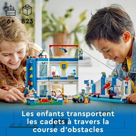 LEGO® City 60372 Le Centre d’Entraînement de la Police, avec Figurine de Cheval, Jouet Voiture BLANC 6 - vertbaudet enfant 