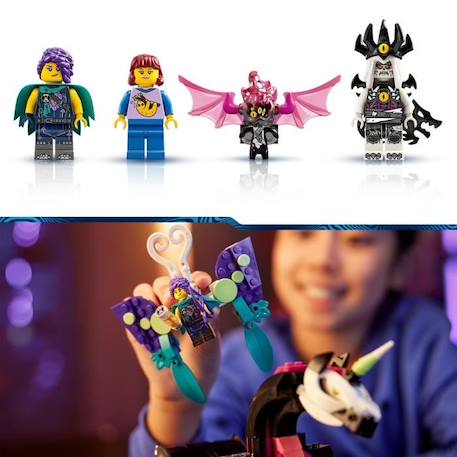 LEGO® DREAMZzz 71457 Pégase, le Cheval Volant, Jouet 2-en-1, avec Le Roi des Cauchemars et Zoey BLANC 4 - vertbaudet enfant 