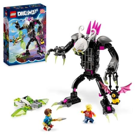 LEGO® DREAMZzz 71455 Le Monstre-Cage, Jouet avec Figurines de Z-Blob en Mini-Avion ou Moto Volante BLANC 1 - vertbaudet enfant 