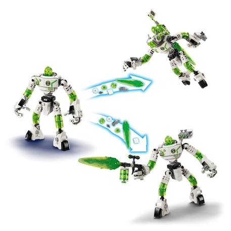 LEGO® DREAMZzz 71454 Mateo et Z-Blob le Robot, Jouet avec Grande Figurine et Minifigurines Jayden BLANC 3 - vertbaudet enfant 