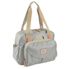 Puériculture-Sac à langer BEABA Genève II PLAY PRINT Sage Green - Grande contenance - Multiples accessoires inclus