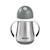 BEABA, Biberon/Tasse d'apprentissage/Gourde Bébé 2 en 1, Tasse Paille Enfant, Inox 100% étanche, Anti-fuite, 250ml, Gris minéral GRIS 3 - vertbaudet enfant 