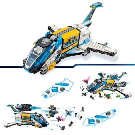 LEGO® DREAMZzz 71460 Le Bus de l’Espace de M. Oz, Jouet de Vaisseau Spatiale 2-en-1, avec Z-Blob BLANC 3 - vertbaudet enfant 