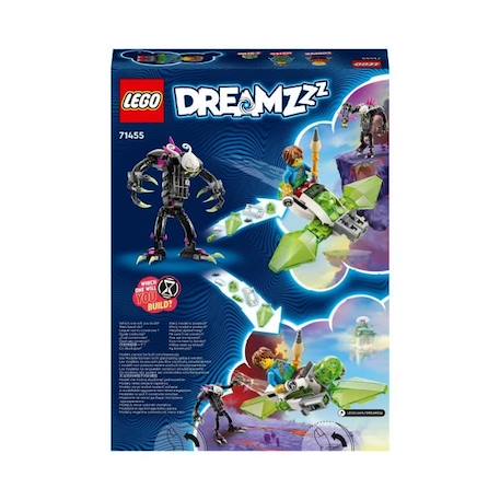 LEGO® DREAMZzz 71455 Le Monstre-Cage, Jouet avec Figurines de Z-Blob en Mini-Avion ou Moto Volante BLANC 6 - vertbaudet enfant 
