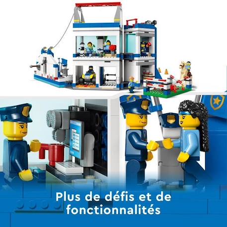 LEGO® City 60372 Le Centre d’Entraînement de la Police, avec Figurine de Cheval, Jouet Voiture BLANC 4 - vertbaudet enfant 