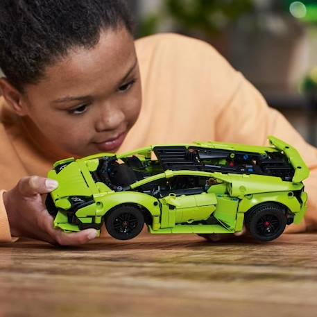LEGO® Technic 42161 Lamborghini Huracán Tecnica, Kit de Maquette de Voiture pour Enfants Fans de Sport Automobile BLANC 5 - vertbaudet enfant 