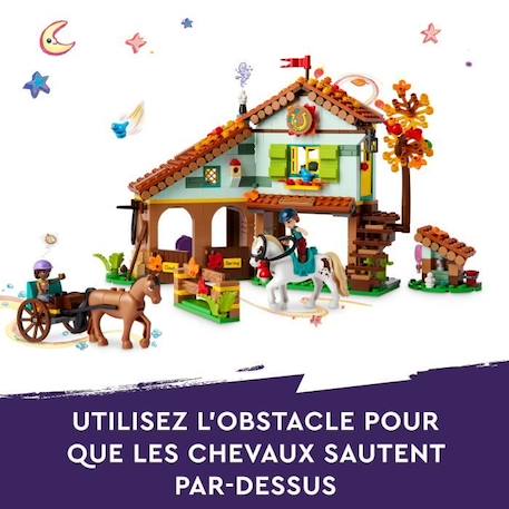 LEGO® Friends 41745 L’Écurie d’Autumn, Jouet avec Chevaux, Carrosse, Cadeau Équitation MARRON 4 - vertbaudet enfant 