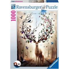 Jouet-Puzzle Classique Adultes - Ravensburger - Cerf fantastique - 1000 pièces - 70x50cm