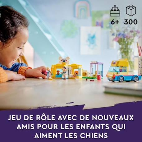 LEGO® Friends 41741 La Fourgonnette de Sauvetage Canin, Jouet Animaux Enfants 6 Ans, Série 2023 BLANC 6 - vertbaudet enfant 