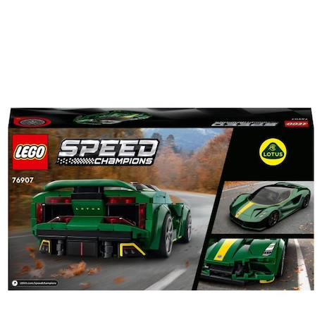 LEGO® 76907 Speed Champions Lotus Evija Voiture de Course, Jouet Réduit Avec Minifigure de Pilote de Course, Jouet Pour Enfants VERT 6 - vertbaudet enfant 
