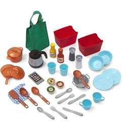 -Cuisine Enfant Great Gourmet - STEP2 - Plastique Roto-Moulé - Kit d'Accessoires 78 Pièces