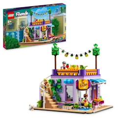 Jouet-Jeux d'imagination-LEGO® Friends 41747 La Cuisine Collective de Heartlake City, Jouet de Cuisine avec Figurine de Chat
