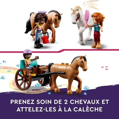 LEGO® Friends 41745 L’Écurie d’Autumn, Jouet avec Chevaux, Carrosse, Cadeau Équitation MARRON 3 - vertbaudet enfant 
