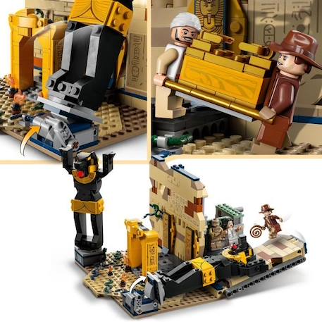 LEGO® Indiana Jones 77013 L’Évasion du Tombeau Perdu, Jouet Les Aventuriers de l'Arche Perdue BEIGE 4 - vertbaudet enfant 