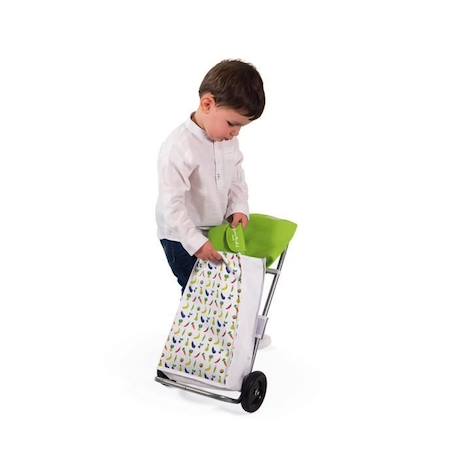 Chariot de Courses Green Market - JANOD - Dès 3 ans - Métal et polyester - Design France BLANC 4 - vertbaudet enfant 