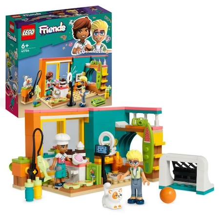 LEGO® Friends 41754 La Chambre de Léo, Jouet sur la Pâtisserie, avec Mini-Poupée BLANC 1 - vertbaudet enfant 