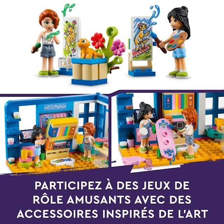 LEGO® Friends 41739 La Chambre de Liann, Jouet de Maison Mini-Poupées, pour Enfants 6 Ans BLEU 4 - vertbaudet enfant 