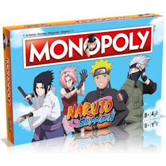 Jouet-Jeux de société-Jeux classiques et de réflexion-MONOPOLY Naruto - Jeu de société