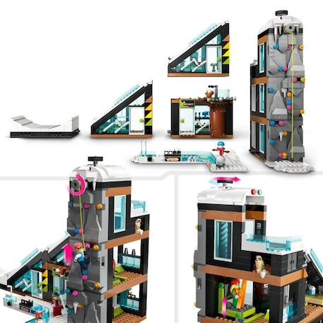 LEGO® City 60366 Le Complexe de Ski et d’Escalade, Jouet de Construction Modulaire pour Enfants Dès 7 Ans BLEU 3 - vertbaudet enfant 
